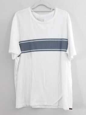 FAHERTY cotton t-shirt with stripe